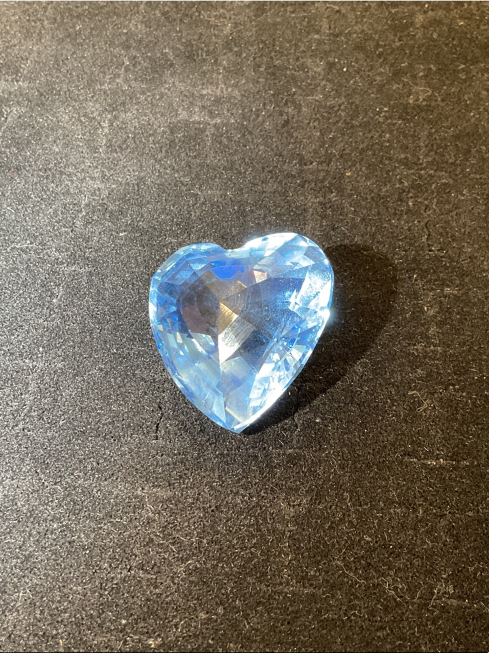 Swarovski Light Blue Heart Crystal
